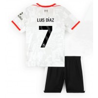 Liverpool Luis Diaz #7 3rd trikot Kinder 2024-25 Kurzarm (+ Kurze Hosen)